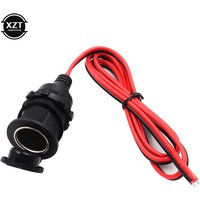 Car Cigarette Lighter Socket Female Power Line12/24V Car Charger Waterproof Cover Car Cigarette Lighter Adapter Power Line 라이터