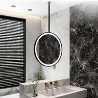 Hanging Ceiling Circular Hanging Mirror Led Luminous Smart Mirror B & B Hotel Bathroom Hanging Mirrors Espelho Para Banheiro