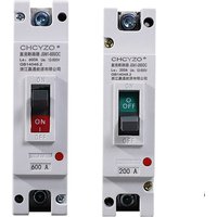 1P Molded Case Circuit Breaker 100A-600A High Power Protection Switch DC 12V-500V Solar Electric Car High Current Protector