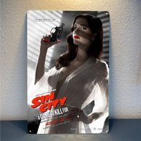 Sin City A Dame To Kill For Retro Movie Metal Poster Tin Sign - 20x30cm Plate-Aluminum