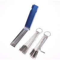 1 Set Cleaner Tool Carburetor Carbon Dirt Jet Remove Cleaning Needles Brushes For Automobile Motorcycle ATV Welder Carb Chainsaw