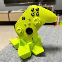 3D Printed Crystal Game Controller Stand Holder Compatible with Xbox PS4 PS5 Gaming Desk Decor Ornament & Gift