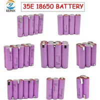 Battery Pack 3S1P 4S1P 5S1P 6S1P 3S2P 4S2P 5S2P 3500/7000mAh Customized Welding Battery Pack 18650-35E Battery,Screwdriver,Drill
