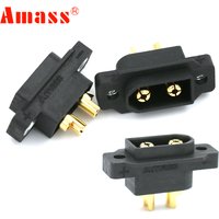 10 / 20 /40 pcs Amass XT60EW-M Mountable XT60E Male Plug Connector for RC Drone Aircraft FPV Racing Drone