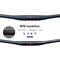 3K Carbon Fiber MTB Handlebar Swallowtail Design 9° Sweep Matte/Glossy Finish 35mm Clamp 660-800mm Full-Length Bicycle Bar