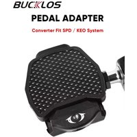 AliExpress BUCKLOS Bicycle Pedal Adapter for SPD SL for KEO System Road Bike Pedals Converter Bicycle Clipless Pedal Platform Adapter Cycling Parts