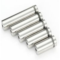 10PCS Glasbefestigungen 12mm Edelstahl Acryl Werbung Abstandsbolzen Pin Nägel Billboard Befestigungsschrauben Hardware