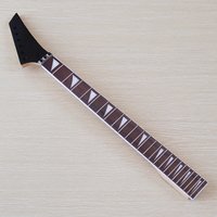 Hand Made 6 String Electric Guitar Neck Canada Maple Black Color 24 Frets Matte Good Handicraft