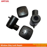 Serrure de réparation pour fenêtre de caravane, noire, AMT101, accessoires automobiles