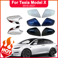Rearview Mirror Cover For Tesla Model X 2015-2021 Car Rear Mirror Cover Side Door Mirror Caps Shell Replacement Accessories Auto image 4
