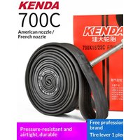 AliExpress NONE KENDA 700X18/23/25/28/32/43C bicycle inner tube Butyl rubber AV/FV Length 32/36/48/60/80mm for road / Fixed Gear Bicycle