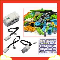 280 SZT. Zestaw Elektronicznych Klocków do Programowania Robotów DIY, Kompatybilny z Klockami Konstrukcyjnymi WeDo 2.0 45300, Edukacyjna Robotyka