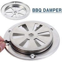 BBQ Grill Smoker Exhaust Vent Stove Air Vent Damper BBQ Grill Smoker Exhaust Vent Air Vent Grille Outdoor Barbecue Tool Parts