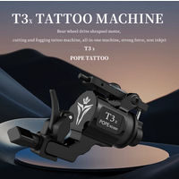 POPEIRONS Brand Rotary T3x Tattoo machine Adjustable Stroke 2025 Powerful Motor tattoo gun