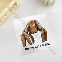 Anime Creative Transfer Sticker Project Hail Mary Sci-Fi Rocky DIY Water Bottle Decor Decal Self-adhesive Label Stickers Gifts