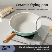 Hot selling ceramic frying pan, household non stick pan, flat bottomed frying pan, universal stove, flat bottomed pan