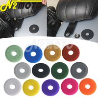 Motorcycle Rear Fender Seat Mounting Rubber Gasket For Harley Sportster 1200 883 Touring Road King Street Glide Softail Dyna CVO