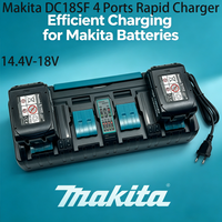 Multi Plug Optional Dual Port Charger Device Makita18V LXT BL1840 BL1850 BL1860 Li-ion Battery 6A High Efficiency Fast Charging