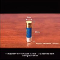 Gold-plated silver nano oil immersion audio CD power amplifier bile fever fuse 6x25mm British standard