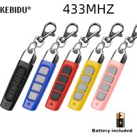 4CH Remote Control 433MHz Car Key Garage Door Gate Opener Remote Control Duplicator Clone Cloning Code 4-Button Transmitter
