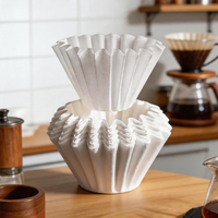 Drip Coffee Filter Paper 1-2 Cups Disposable Origami Coffee Filter Cup 50PCS/100PCS Home Cafe Barista Hand Brew Coffee Accessory