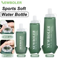 300/500/700ML TPU Outdoor Sport Bottle Folding Soft Flask Water Bottle for Running Camping Hiking Bicycle Fitness Water Bag