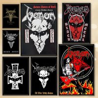 Venom Band Poster Poster HD PVC Waterproof Wall Art - Self Adhesive Reusable For Home Office Bar