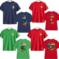 Alvin and The Chipmunks: The Squeakquel's Tshirt Men Women Manfashion 2-sided Print Shirt Is Available for Best Friend Tee Tops