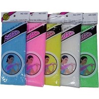 Nylon Exfoliating Bath Cloth Body Wash Towel Stretch Shower Scrub Cloth Deep Clean Dead Skin Remover Beauty Skin Towel for Bathr