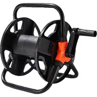Garden Hose Reel Iron ABS Professional Water Hose Holder Storing Up To 20 Meters Long Water Pipe Storage Rack for Outdoor Garden