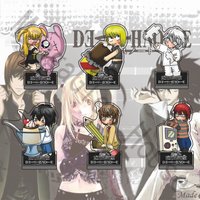 10cm Hot Anime Death Note Acrylic Keychain Model Figure Cosplay Birthday Fans Christmas Desk Decor Plate Gift