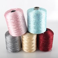 500g/roll Silk Sequin Yarn Special Mercerized Line Handmade DIY 3mm Sequins Hand Knitting Yarn ThreadDoll Sweater Knitting Line