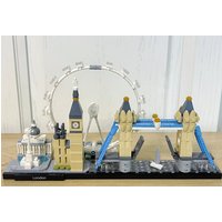 468pcds 10678 Architecture Building Set London Big Ben Tower Bridge Building Block Bricks Toys Compatible Lepining city