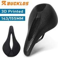 AliExpress BUCKLOS 3D Printed Bike Seat 143mm 155mm Road Bicycle Saddle 3D Honeycomb Bicycle Seat Cushion Breathable MTB Cushion