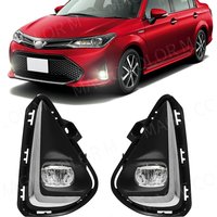 Led Fog Lights For Toyota Corolla Axio 2018 2019 2020 2021 Fog Lamp Assembly Grill Headlight Wires Button Frame Chrome Covers