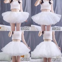 Lolita Flying Saucer Petticoat - Boneless Maximum Volume Crinoline Invisible Wire-free Underskirt For Daily Gothic Sweet