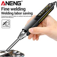 Welding Tool Digital Portable Fast Heat Adjustable Temperature PD QC 96W Soldering Iron Kit ANENG SL108 for Electronic Repair
