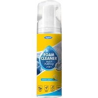 60/100ml Multi Purpose Car Foam Cleaner Lemon Scent With Microfiber Cloths Perfect For Car Interior Deep Cleaning