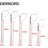DERNORD 220v 300w Spark Plug Ignition Pellet 10*100mm/155mm/160mm/170mm/180m Stove Cartridge Igniter Heating Element