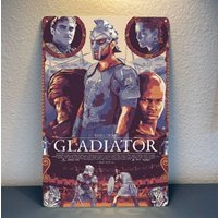 Gladiator Russell Crowe Movie Metal Poster - Tin Sign - Size:20x30cm-Aluminum