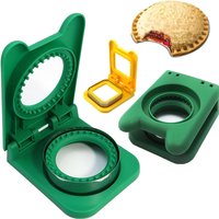 Kids Lunch Sandwich Cutter and Sealer, Square Round Pocket Sandwich Press Maker, Durable Safe Lunch Box Accessories for Children