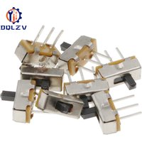 SS12D00 Interruptor on-off mini Slide Switch 3pin 1P2T 2 Position High Quality Toggle Switch Handle length:4MM