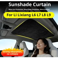 For Li Lixiang L6 L7 L8 L9 Car Sunroof Sun Shade Heat Insulation Sun Visor Roof Sun Protection Sunscreen Interior Accessories