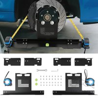 2PCS Wheel Alignment Tool Automotive Car Wheel Alignment Tool Kit No Caliper Removal Front End Alignment Tool For Most Cars