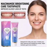 Niacinamide Brightening Toothpaste Hydroxyapatite Fresh Breath Gentle Cleansing Oral Care Brightening Daily Use Family Care 100g