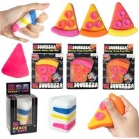 Needoh Peace Cake Pizza Slice Decompress Fidget Toy Squeeze Soft Squishy for ADHD Anti-stress Anxiety Relief Sensory Toy Gift