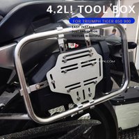 NEW Side Tool Box FOR TRIUMPH TIGER 850 900 Tool Box Waterproof Side Decorative Toolbox Side First-aid/ Breakdown kit Toolbox