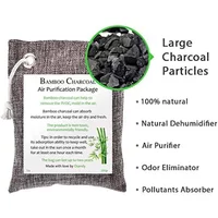 1PC Bamboo Charcoal Air Purifying Bag, 200g Natural Air Freshener Bags Natural Bamboo Charcoal Air Purification Bag