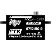 ptk servo 9742 MG-D 85KG metal brushless servo 1/8 drift Car, low servo Rc Car steering is programmable