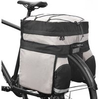 AliExpress NONE Roswheel 60L Bike accessories Bag Black Blue Red Double Bicycle Rear Seat Trunk Bag Handbag Pannier With Rain Cover